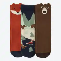 NKD Kinder-Jungen-Socken mit Waldtier-Motiven, 3er-Pack Angebot
