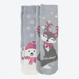 NKD Damen-Thermo-Socken mit Winter-Motiv, 2er-Pack Angebot