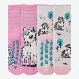 NKD Kinder-ABS-Socken mit Pony-Motiv, 2er-Pack Angebot