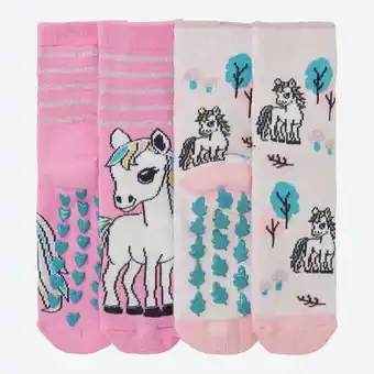 NKD Kinder-ABS-Socken mit Pony-Motiv, 2er-Pack Angebot