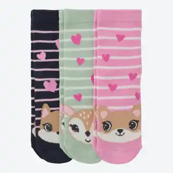 NKD Kinder-Mädchen-Socken mit verschiedenen Designs, 3er-Pack Angebot