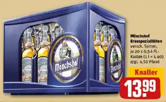 REWE Mönchshof Brauspezialitäten Angebot