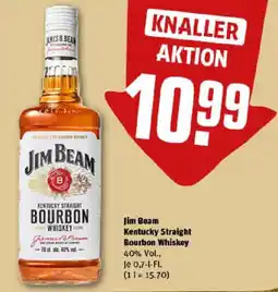 REWE Jim Beam Kentucky Straight Bourbon Whiskey Angebot