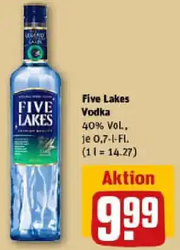 REWE Five Lakes Vodka Angebot