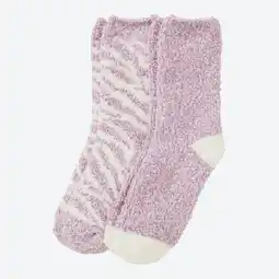 NKD Damen-Kuschelsocken mit verschiedenen Mustern, 2er-Pack Angebot
