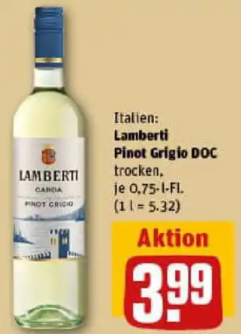 REWE Lamberti Pinot Grigio DOC Angebot