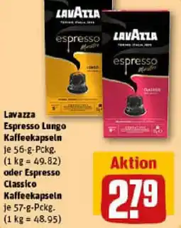 REWE Lavazza Espresso Lungo Kaffeekapseln oder Espresso Classico Kaffeekapseln Angebot
