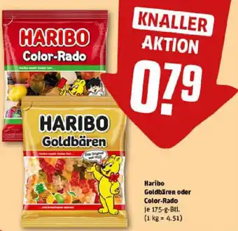 REWE Haribo Goldbären oder Color-Rado Angebot