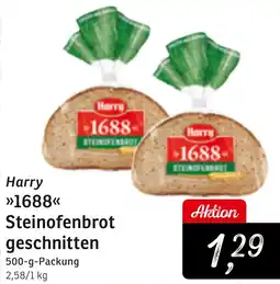 KONSUM Harry 1688 Steinofenbrot geschnitten Angebot