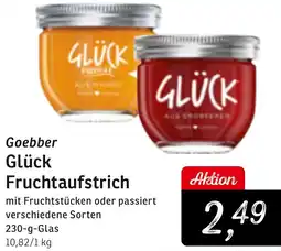 KONSUM Goebber Glück Fruchtaufstrich Angebot