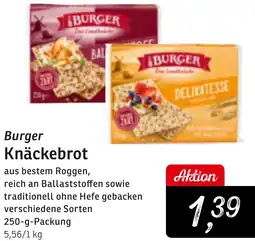 KONSUM Burger Knäckebrot Angebot