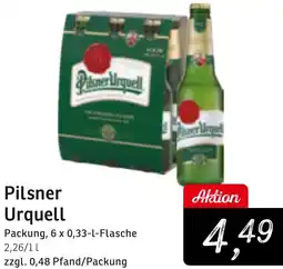 KONSUM Pilsner Urquell Angebot