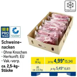 METRO Schweinenacken Angebot