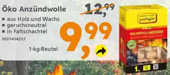 Globus Baumarkt profagus Öko Anzündwolle Angebot