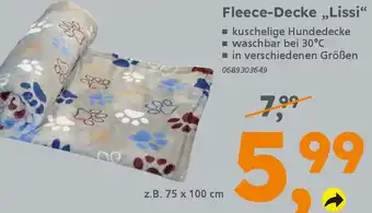 Globus Baumarkt Fleece-Decke „Lissi“ Angebot