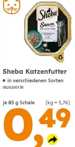 Globus Baumarkt Sheba Katzenfutter Angebot