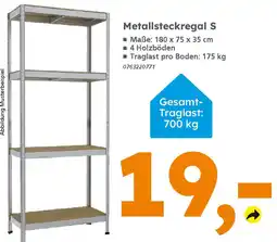 Globus Baumarkt Metallsteckregal S Angebot
