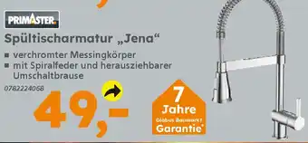Globus Baumarkt PRIMASTER Spültischarmatur ,,Jena" Angebot