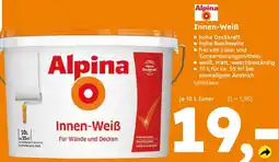 Globus Baumarkt Alpina Innen-Weiß Angebot