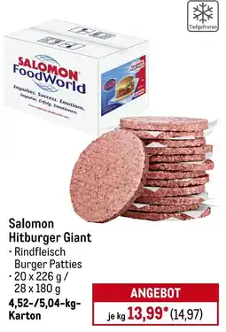 METRO Salomon Hitburger Giant Angebot