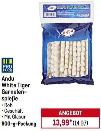 METRO Andu White Tiger Garnelenspieße Angebot