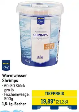 METRO METRO Chef Warmwasser Shrimps Angebot