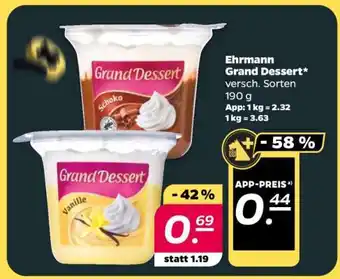 NETTO Ehrmann Grand Dessert Angebot