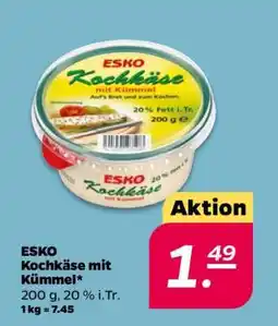 NETTO ESKO Kochkäse mit Kümmel Angebot