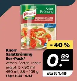 NETTO Knorr Salatkrönung 5er-Pack Angebot