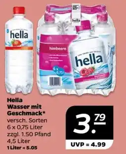 NETTO hella Wasser mit Geschmack Angebot
