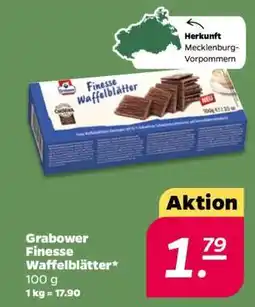 NETTO Grabower Finesse Waffelblätter Angebot