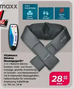 NETTO Vitalmaxx Shiatsu Massagegerät Angebot