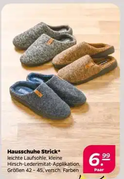 NETTO Hausschuhe Strick Angebot