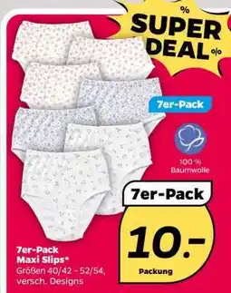 NETTO 7er-Pack Maxi-Slips Angebot