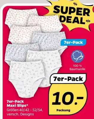 NETTO 7er-Pack Maxi-Slips Angebot