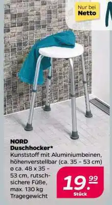 NETTO NORD Duschhocker Angebot