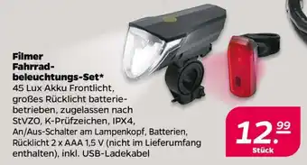 NETTO Filmer Fahrradbeleuchtungs-Set Angebot