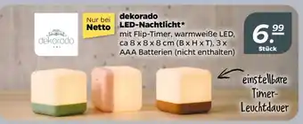 NETTO dekorado LED-Nachtlicht Angebot