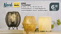 NETTO NORD Tischlampe Angebot