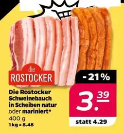 NETTO Die Rostocker Schweinebauch in Scheiben Angebot
