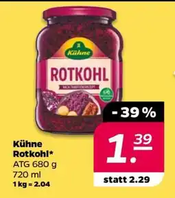 NETTO Kühne Rotkohl Angebot