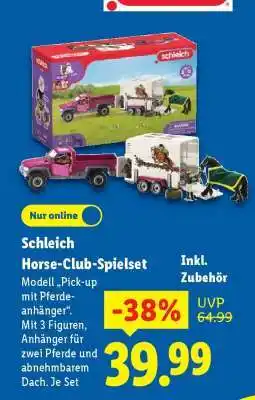 Lidl SCHLEICH HORSE CLUB Spielset Angebot
