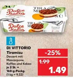 Kaufland DI VITTORIO Tiramisu Angebot