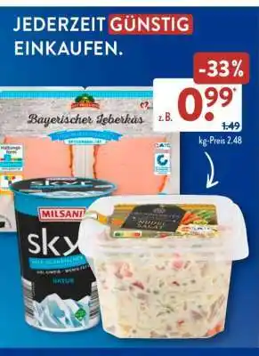 Aldi Süd Bayerischer Leberkäse Angebot
