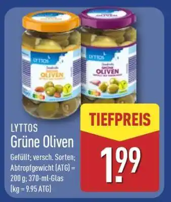Aldi Nord LYTTOS Grüne Oliven Angebot