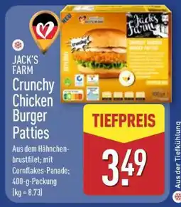 Aldi Nord JACK'S FARM Crunchy Chicken Burger Patties Angebot
