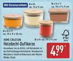 Aldi Nord Holzdocht-Duftkerze Angebot