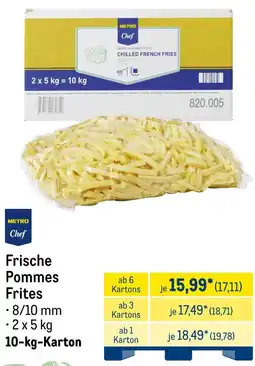 METRO METRO Chef Frische Pommes Frites Angebot