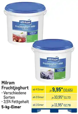 METRO Milram Fruchtjoghurt Angebot