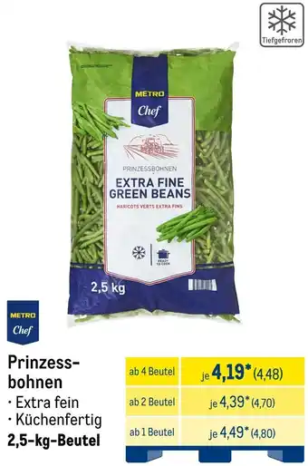 METRO METRO Chef Prinzessbohnen Angebot